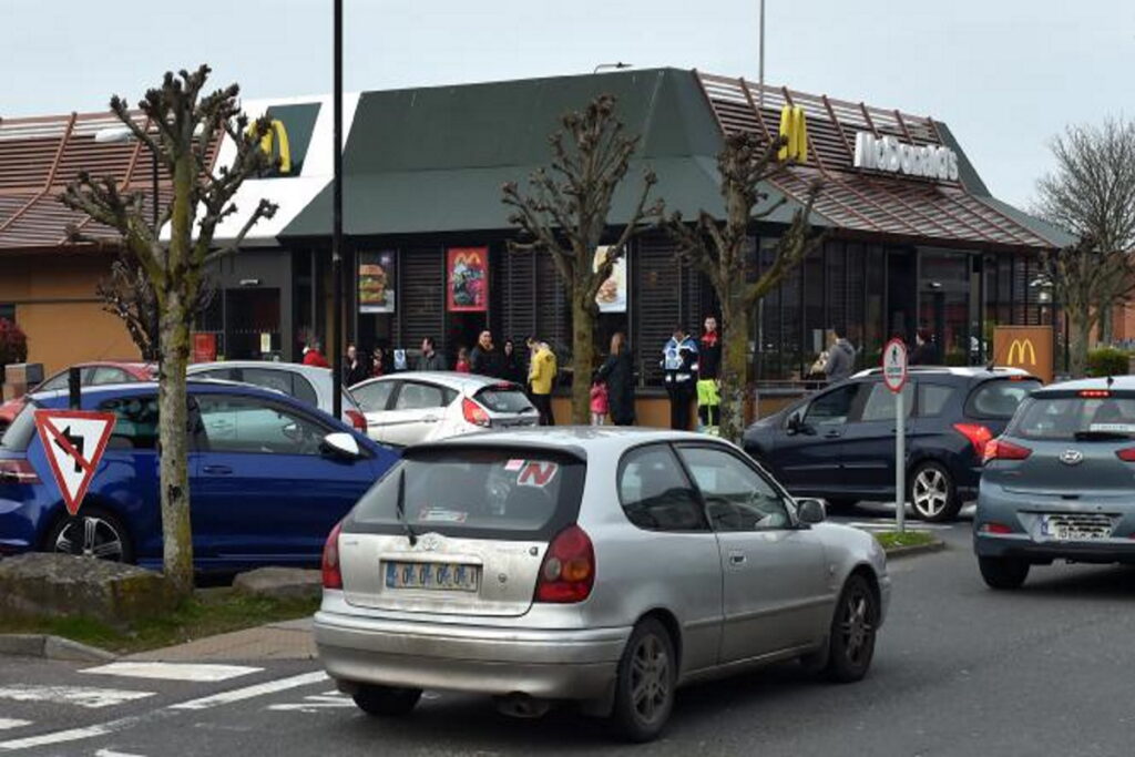 parcheggio mc donald's
